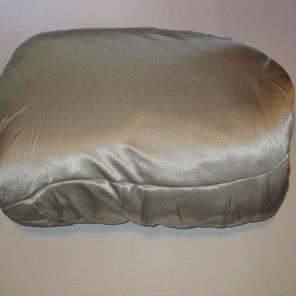 Satin Pillowcase Pillowcap Pillow Cover One Size Fits All Gray NIP - Picture 2 of 8